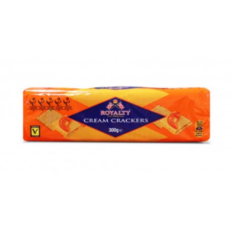 ROYALTY CREAM CRACKERS BISCUITS 300G 