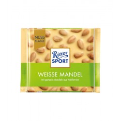 RITTER S WHITE WHOLE ALMOND 100G P11