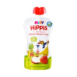 HIPP BIO HIPPIS ERDBEER BANAN APFEL 100 GR 6UNDS